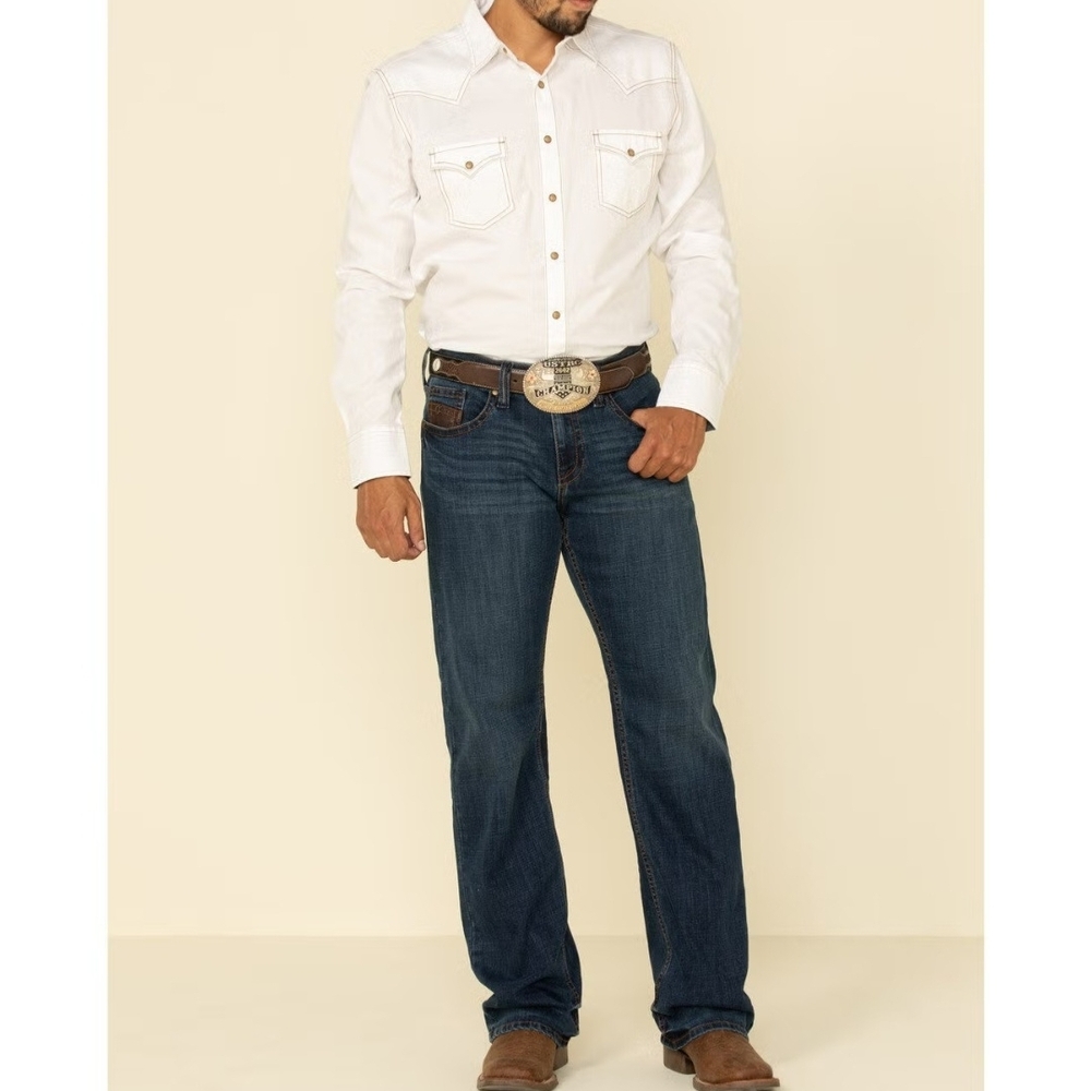 Cody James Core Shindig Straight Jeans 31x34 Relaxed Western Cowboy Mens Casual‎